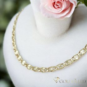   Antialergénny náhrdelník Goldfilled 50cm dlhý a 4mm široký Farba 14K