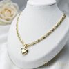 Antialergická Goldfilled náhrdelník 50cm/5,2mm + prívesok, farba 14K