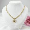 Antialergická Goldfilled náhrdelník 50cm/5,2mm + prívesok, farba 14K