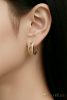 Goldfilled antialergénne náušnice 19 mm 14K farba