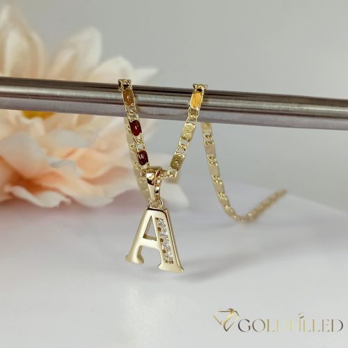 Antialergický pozlátený náhrdelník „Goldfilled“, vo viacerých veľkostiach a 2mm hrubý, 14K farba