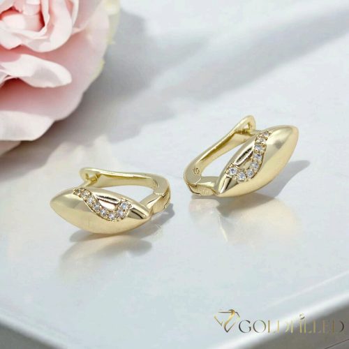 Goldfilled antialergénne náušnice 16 mm 14K farba