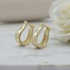 Goldfilled antialergénne náušnice 17 mm 14K farba