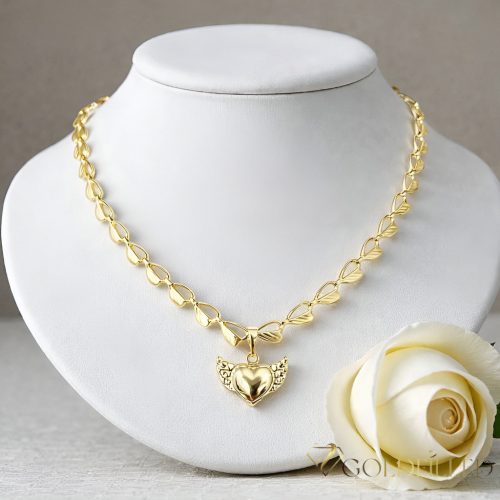Goldfilled Antialergénny Luxusný Náhrdelník 50cm Dlhý a 6,2mm Široký Farba 14K
