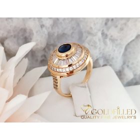   Antialergický prsten „Goldfilled” v různých velikostech, barva 18K