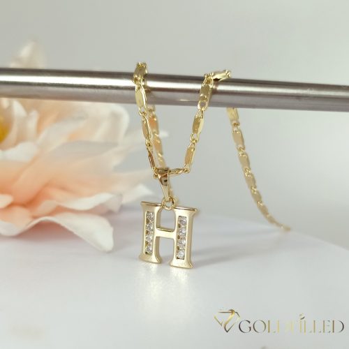 Antialergický pozlátený náhrdelník „Goldfilled“, vo viacerých veľkostiach a 2mm hrubý, 14K farba