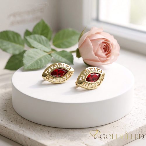 Goldfilled antialergénne náušnice 20 mm 14K farba