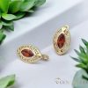 Goldfilled antialergénne náušnice 20 mm 14K farba