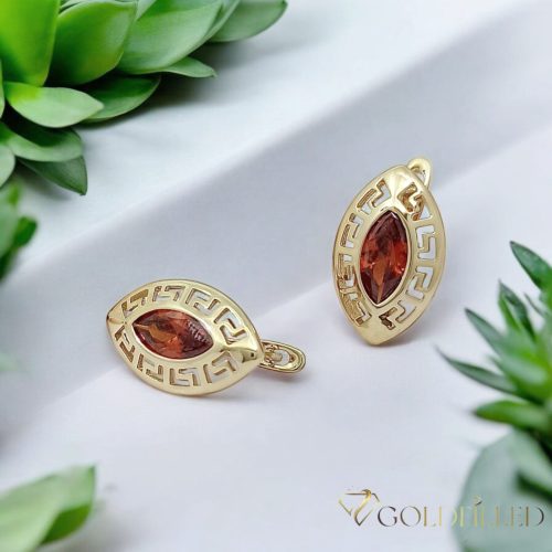 Goldfilled antialergénne náušnice 20 mm 14K farba