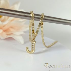   Antialergický pozlátený náhrdelník „Goldfilled“, vo viacerých veľkostiach a 2mm hrubý, 14K farba