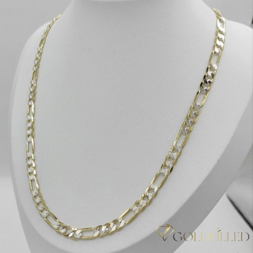 Antialergická Goldfilled náhrdelník 65cm/6,5mm  farba 14K & Multicolor 