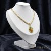 Antialergická Goldfilled náhrdelník 50cm/5,2mm + prívesok, farba 14K
