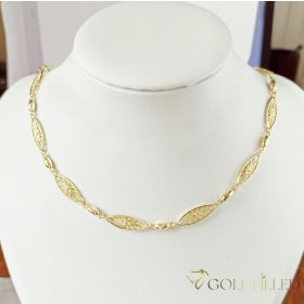   Antialergénny luxusný náhrdelník Goldfilled 50cm dlhý a 4-7mm široký Farba 14K