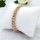 Antialergénny pozlátený náramok „Goldfilled“, dĺžka 19 cm a šírka 8 mm, farba 18K