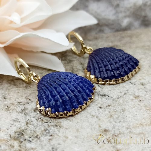 Goldfilled antialergické náušnice 25mm 14K farba