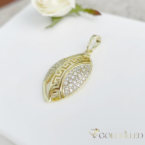Antialergénny Goldfilled prívesok 32 mm, farba 14K