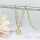 Antialergická Goldfilled náhrdelník 50cm/3mm + prívesok, farba 14K
