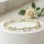 Antialergénny pozlátený náramok „Goldfilled“, dĺžka 19 cm a šírka 5 mm, farba 14K
