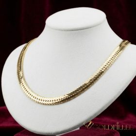   Exkluzivní antialergický náhrdelník „Goldfilled” 50cm/7mm, 14K barevný