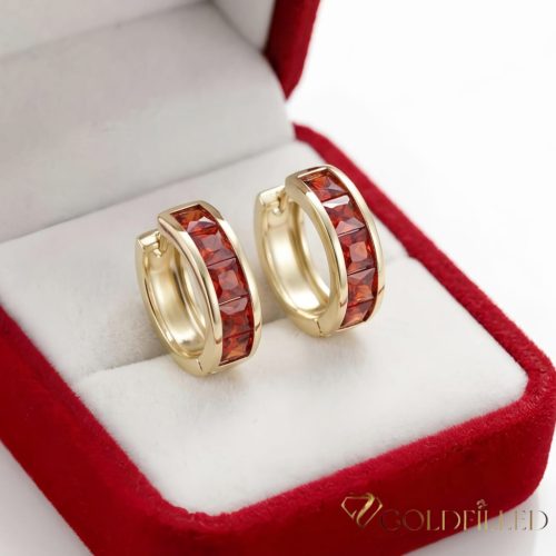 Goldfilled antialergénne náušnice 19 mm 14K farba