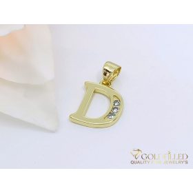 Antialergénny Goldfilled prívesok 23 mm, farba 14K
