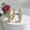 Goldfilled antialergénne náušnice 16 mm 14K farba