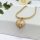 Antialergická Goldfilled náhrdelník 50cm/3mm + prívesok, farba 18K