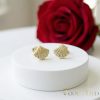 Goldfilled Antiallergén Náušnice 9mm 14K farba	