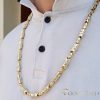 Goldfilled Antialergénny Luxusný Barakka Náhrdelník 60cm Dlhý a 8-9mm Široký (90g ! ) Farba 14K Multikolor