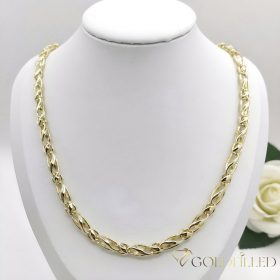   Exkluzivní antialergický náhrdelník „Goldfilled” 60cm/6mm, 14K barevný