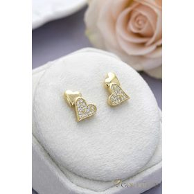 Goldfilled Antialergénne Náušnice 11mm 14K farba	