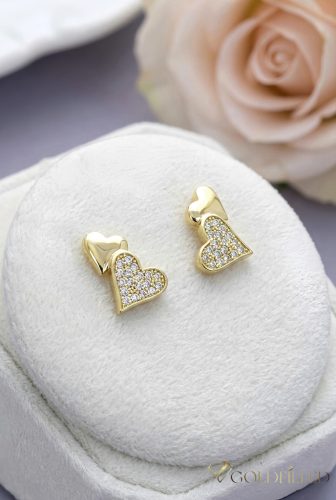 Goldfilled Antialergénne Náušnice 11mm 14K farba	