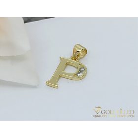 Antialergénny Goldfilled prívesok 23 mm, farba 14K