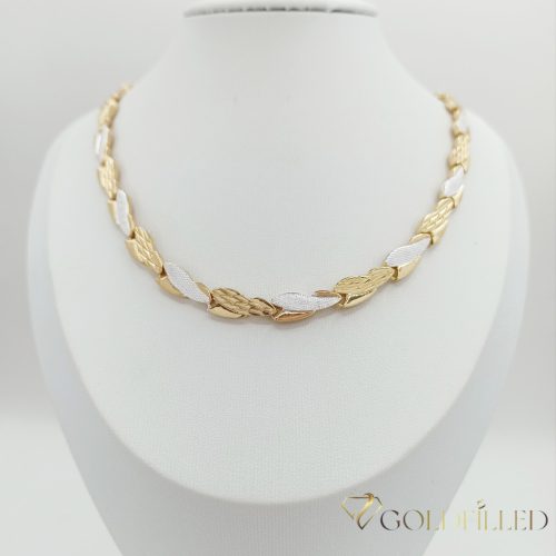 Exkluzivní antialergický náhrdelník „Goldfilled” 50cm/7,2mm, vícebarevný 18K