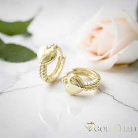 Goldfilled antialergénne náušnice 14 mm 14K farba 