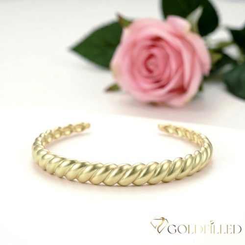 Antialergický náramek „Goldfilled” 4-10mm (14K)  priemer 60mm 