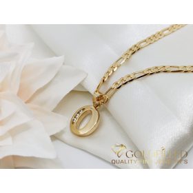 Goldfilled antialergénny náhrdelník 50cm/3,8mm 18K farba	