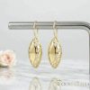 Goldfilled antialergické náušnice 38mm 14K farba