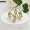Goldfilled antialergénne náušnice 20 mm 14K farba