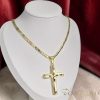 Antialergická Goldfilled náhrdelník 60cm/4mm + prívesok, farba 14K