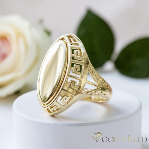 Antialergický prsten „Goldfilled” v různých velikostech, barva 14K