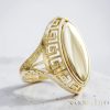 Antialergický prsten „Goldfilled” v různých velikostech, barva 14K