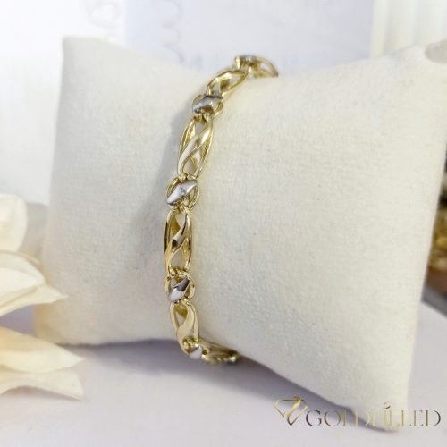 Exkluzívny antialergický pozlátený náramok „Goldfilled“ vo viacerých veľkostiach  6 mm šírka, 14K farba