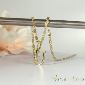   Antialergický pozlátený náhrdelník „Goldfilled“, vo viacerých veľkostiach a 2mm hrubý, 14K farba