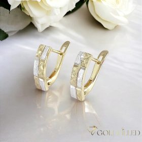 Goldfilled antialergénne náušnice 18 mm 14K farba