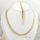 Antialergénny Goldfilled Náhrdelník 45cm/6mm + Náramok 19cm , farba 14K