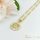 Antialergický náhrdelník Goldfilled 45cm / 4mm + prívesok strelec 14K farba