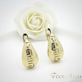 Goldfilled antialergénne náušnice 14 mm 14K farba 