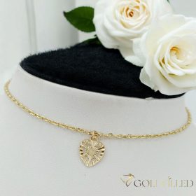 Goldfilled Náramok na členok 27cm/2mm Farba 14K