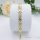 Antialergénny pozlátený náramok „Goldfilled“, dĺžka 19 cm a šírka 8 mm, farba 14K